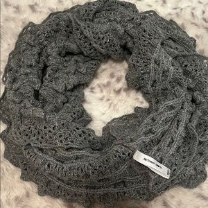 Bethany Mota Charcoal Knit Infinity Scarf